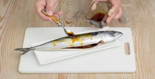 скумбрия в маринаде из соевого соуса