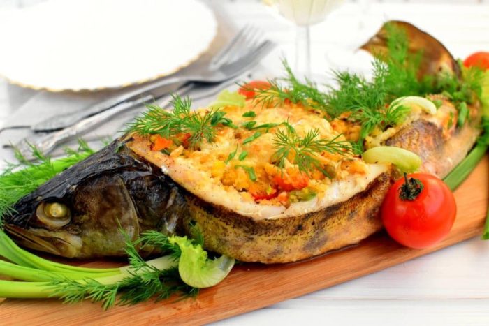 рыба запеченная в фольге с рисом 
