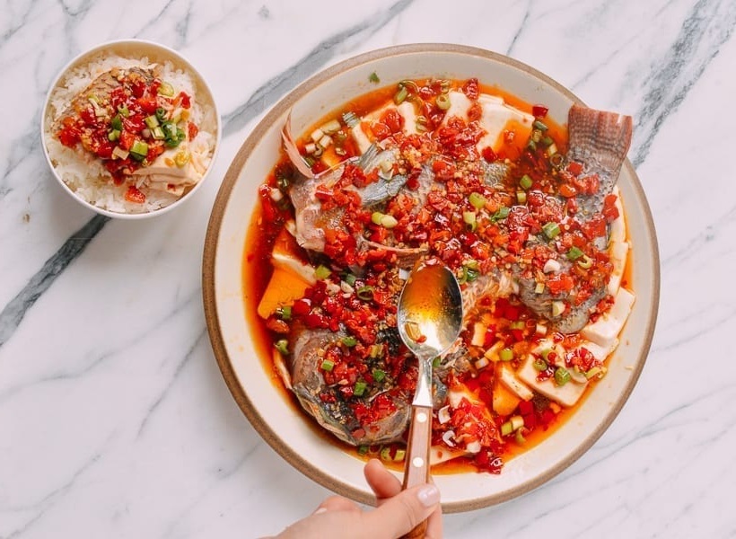 подача с рисом