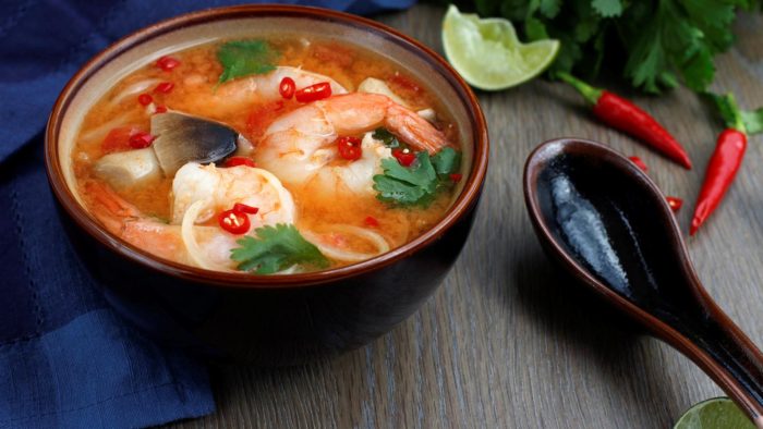 вкусный суп том ям