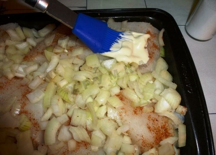филе трески с овощами в духовке