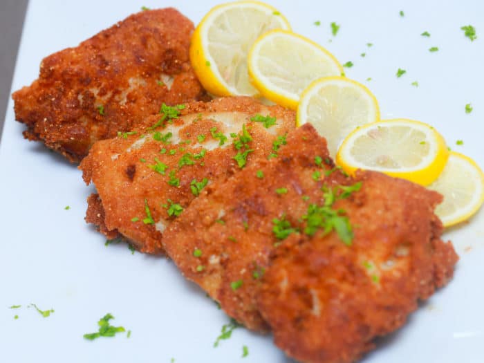 треска с сыром и лимоном 