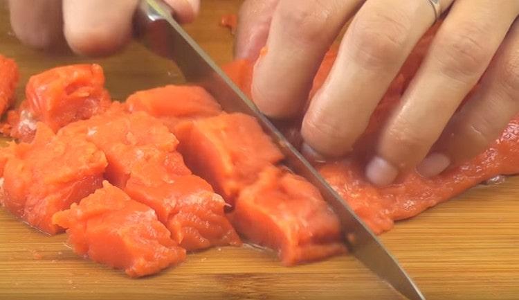 нарезка красной рыбы