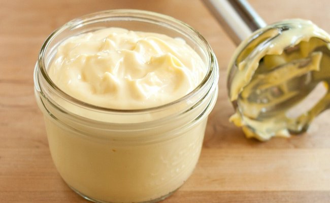 Постный домашний майонез