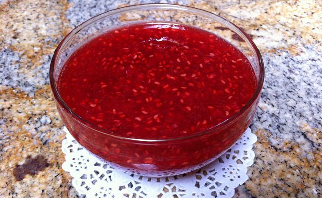 малина на зиму с сахаром без варки