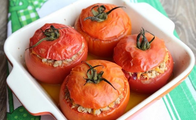 Рецепт приготовления фаршированных помидор с креветками в духовке – оригинальный рецепт на праздничный стол