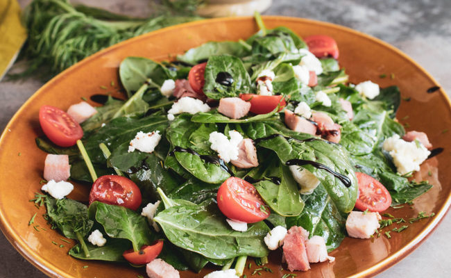 Витаминный салат с дижонской горчицей