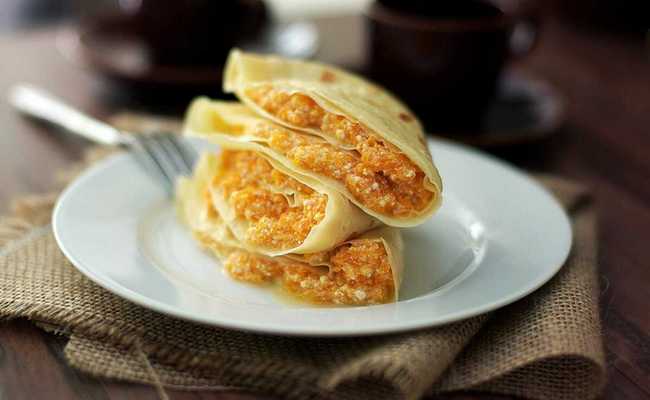 Начинка из тыквы для блинов сладкая