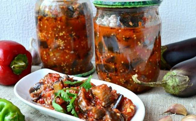 баклажаны как шашлык на зиму в банках
