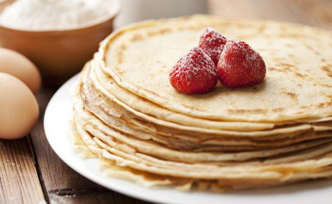 блины без яиц