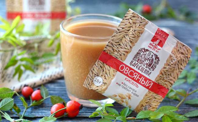 овсяной компот с шиповником