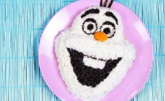 Как сделать на новогодний стол салат «Снеговик Олаф»