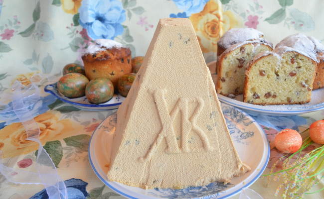 творожная пасха с мёдом