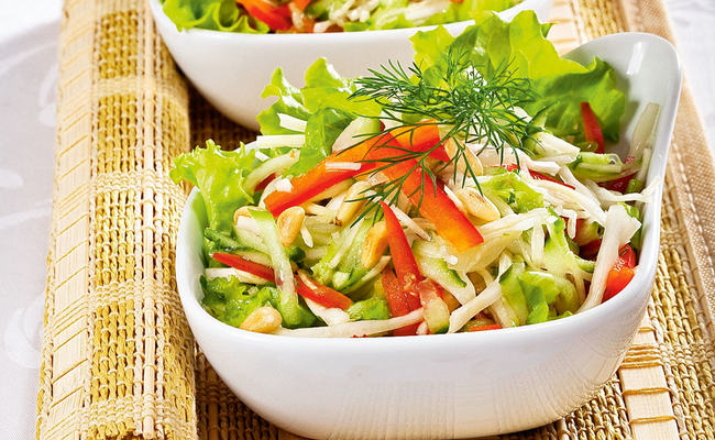 Салат Дипломат вегетарианский