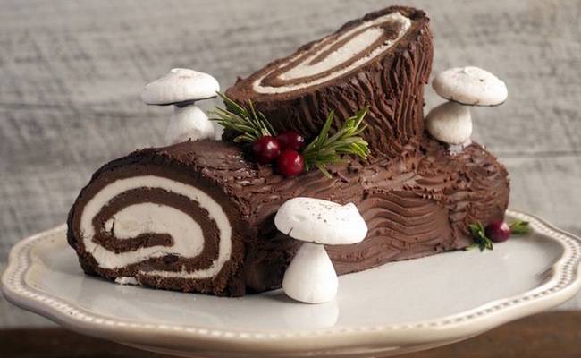 Буше-де Ноэль или рождественское полено (Франция)