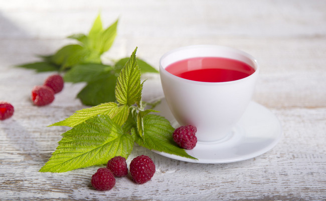 чай с малиной