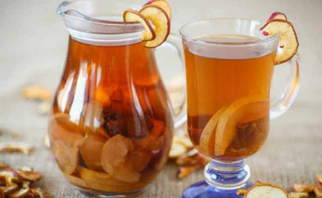 компот из кураги, изюма и яблок