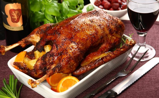 Гусь на Рождество пошаговый рецепт