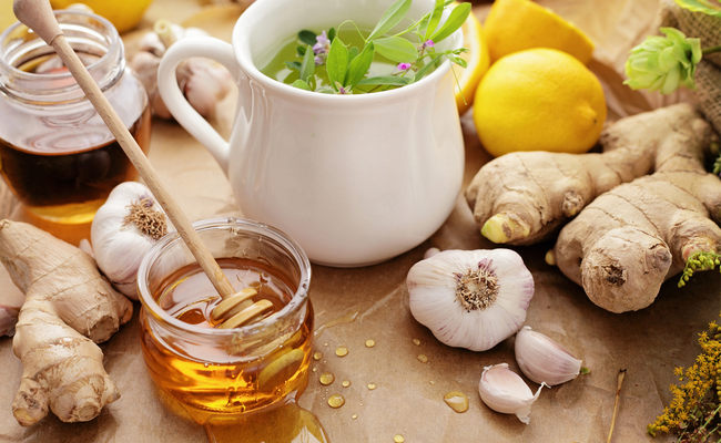 Чай с имбирём и чесноком для стройности – пошаговый рецепт