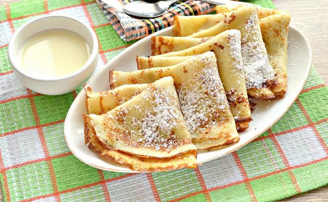 с сахарной пудрой