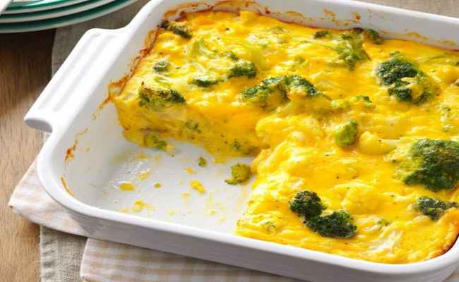 омлет в духовке со сметаной