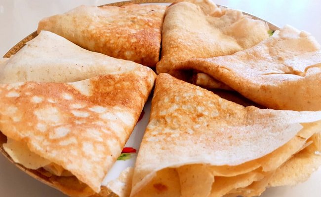 Блины на кокосовом молоке без глютена