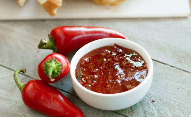 острый томатный соус к мантам