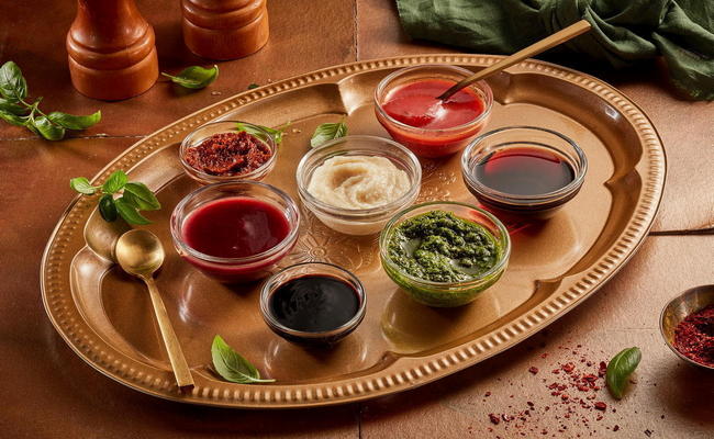 Разные виды соусов