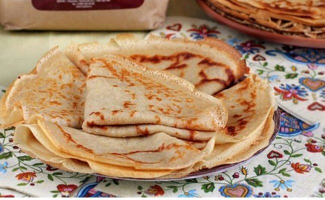 Блины на питьевом йогурте с амарантовой мукой