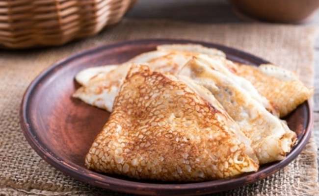 блины на манке толстые