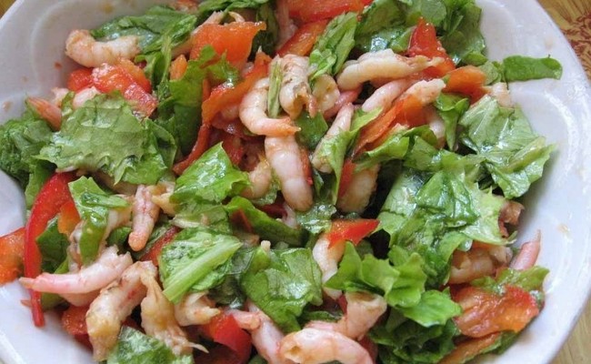 Салат из морепродуктов