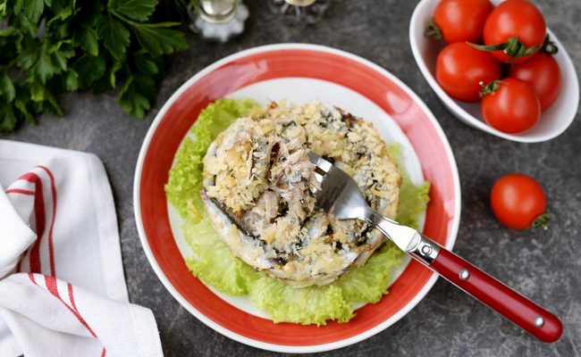 Тюлька в духовке